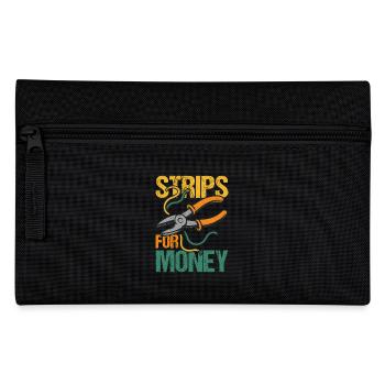 Strips for money Electrician - Pencil Case - black - Front
