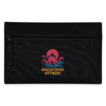 Snacktopus Attack Pixel Donut Kraken - Pencil Case - black - Front