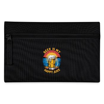 Beer Is My Lucky Juice Sunset - Pencil Case - black - Front
