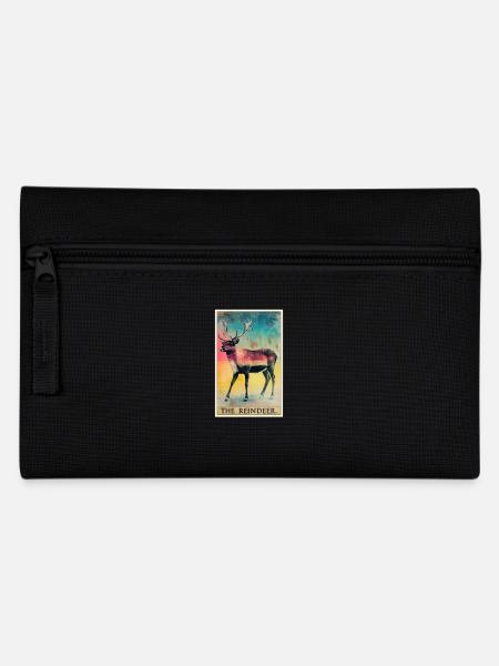 Rentiere Rentier - Federtasche - Schwarz