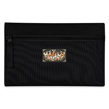 Pâques, poulets, poussins, esthétique vintage - Trousse - noir - Devant