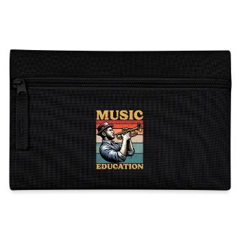 Music Teacher Music Education Educator Musician - Federtasche - Schwarz - Vorne