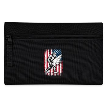 Bigfoot Arrowhead Pfeilspitzen US Flagge - Federtasche - Schwarz - Vorne
