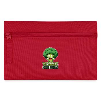 Veggie Metal Maniac - Vegan Music - Saying - Pencil Case - red - Front