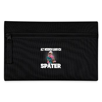 I can grow old later Fashion-conscious grandma - Pencil Case - black - Front