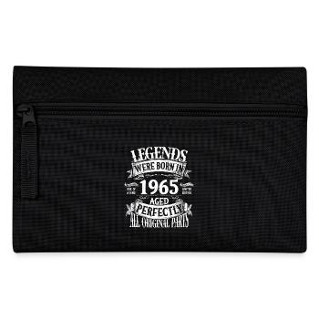 Legends Were Born in 1965" - Vintage Aged - Pencil Case - black - Front