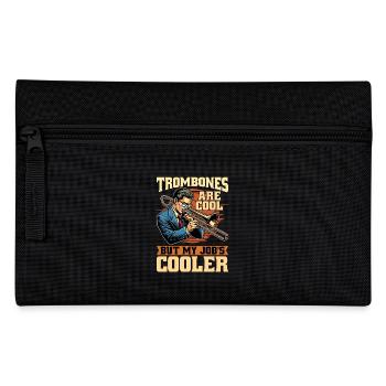 Music Teacher Trombones Are Cool Classical Music - Federtasche - Schwarz - Vorne