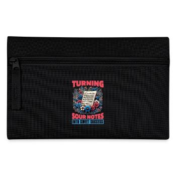 Music Teacher Turning Sour Notes Into Music Lover - Federtasche - Schwarz - Vorne