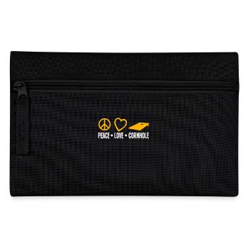 Joueur Peace Love Cornhole - Trousse - noir - Devant