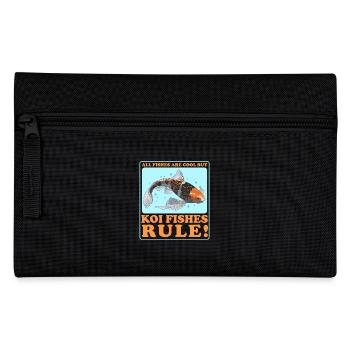 Poisson Koi Koi Nishikigoi Cadeau - Trousse - noir - Devant