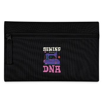 La couture est dans mon ADN Motif de tailleur drôle - Trousse - noir - Devant