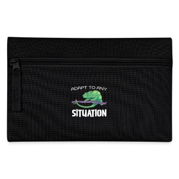 Chameleon adaptation to any situation - Pencil Case - black - Front