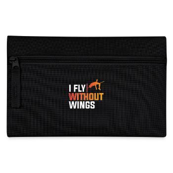 Hochsprung Hochspringer I Fly Without Wings - Federtasche - Schwarz - Vorne