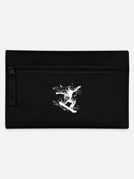 Snowboarder Snowboarding Snowboard - Pencil Case - black