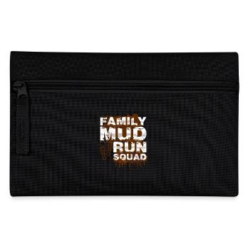 Family mud run squad Schlammlauf Muddy Race - Federtasche - Schwarz - Vorne