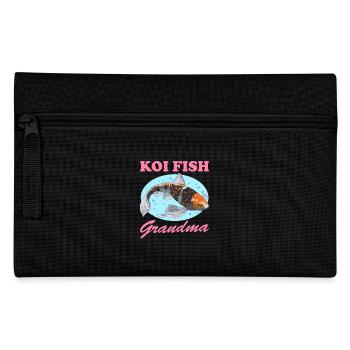 Poisson Koi Grandma Koi Nishikigoi Cadeau - Trousse - noir - Devant