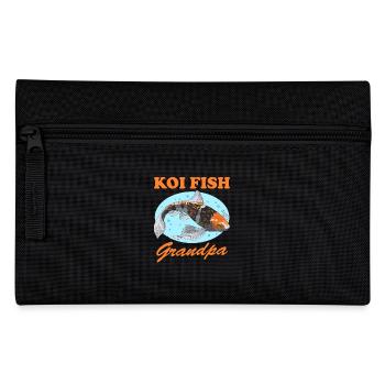 Poisson Koi Grand-père Koi Nishikigoi Cadeau - Trousse - noir - Devant