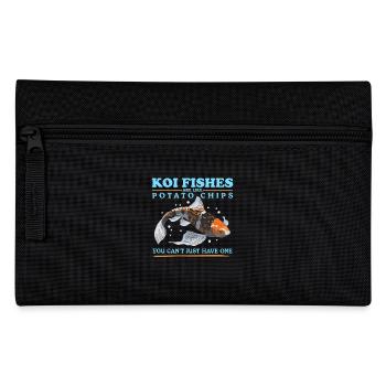 Poissons Koi Koi Nishikigoi Cadeaux - Trousse - noir - Devant