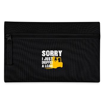 Hafenarbeiter Sorry I Just Dropped A Load - Federtasche - Schwarz - Vorne