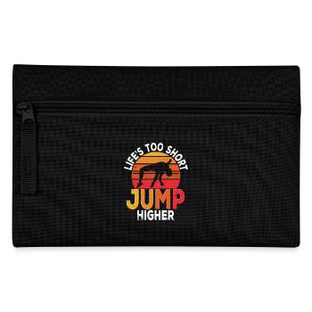 Hochsprung Life's Too Short Jump Higher - Federtasche - Schwarz - Vorne