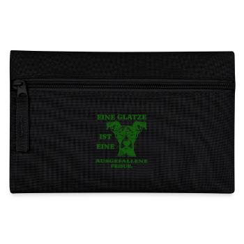 Baldness is an unusual hairstyle - Pencil Case - black - Front