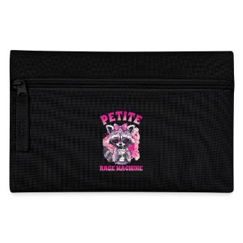 Drôle mignon raton laveur sauvage Mème - Trousse - noir - Devant