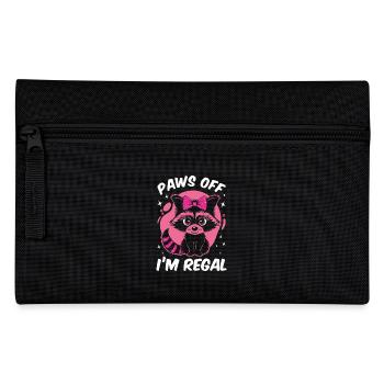 Drôle mignon raton laveur sauvage Mème - Trousse - noir - Devant