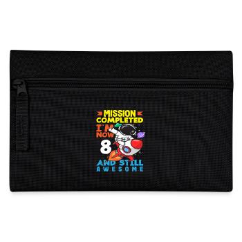 Mission Complete Now 8 and Still Going Strong - Pencil Case - black - Front