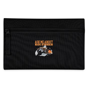Poissons Koi Koi Nishikigoi Cadeaux - Trousse - noir - Devant
