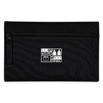Online Coder My Problem My Pictogram Dad Developer - Federtasche - Schwarz - Vorne