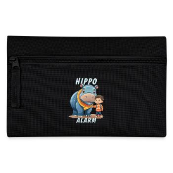 CHIDREN HIPPO ALARM - Pencil Case - black - Front