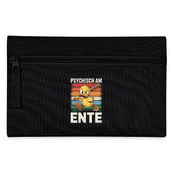 Psychically on the duck - Pencil Case - black - Front