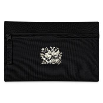 Poussin de Pâques Vintage Poulet Amoureux Rétro - Trousse - noir - Devant