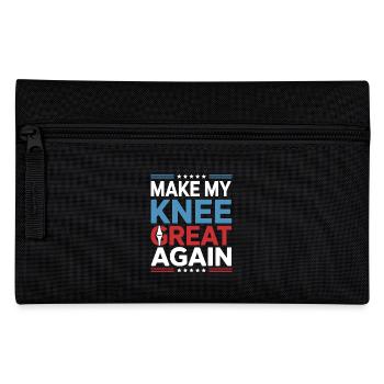 Make My Knee Great Again. Funny Recovery - Pencil Case - black - Front