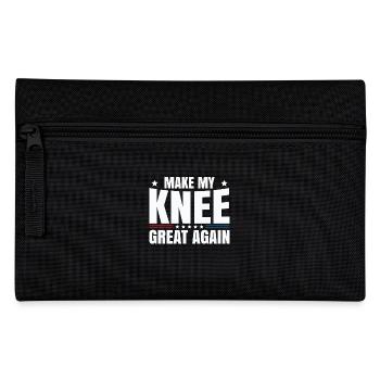 Make My Knee Great Again. Funny Recovery - Pencil Case - black - Front