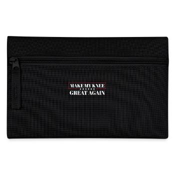 Make My Knee Great Again. Funny Recovery - Pencil Case - black - Front