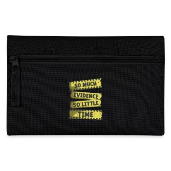 Forensik Forensiker So Much Evidence So Litte Time - Federtasche - Schwarz - Vorne