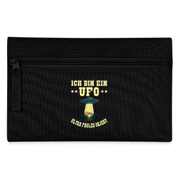Je suis un OVNI Ultra paresseux Objet Paresseux Alien - Trousse - noir - Devant