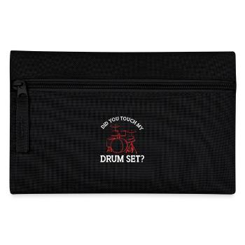 Schlagzeuger Drumsticks Schlagzeug - Federtasche - Schwarz - Vorne
