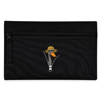 Mignon canard canard canard canard amoureux du canard - Trousse - noir - Devant