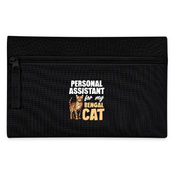 Assistante personnelle pour mon chat Bengal - Trousse - noir - Devant