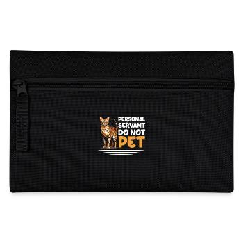 Personal servant do not caress - Pencil Case - black - Front