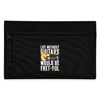 Une vie sans guitares serait pleine de frettes - Trousse - noir - Devant