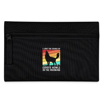 Jagd Jäger Kojote - Federtasche - Schwarz - Vorne