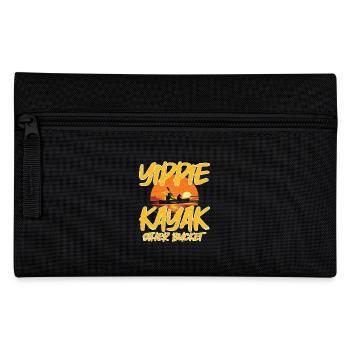 Kajakfahren - Federtasche - Schwarz - Vorne