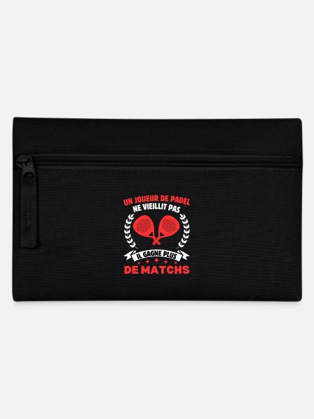 je peux pas j ai padel humour padeliste - Trousse - noir