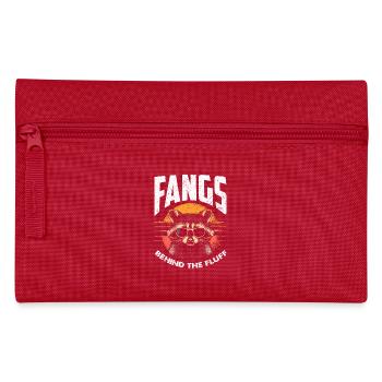 Drôle mignon raton laveur sauvage Mème - Trousse - rouge - Devant