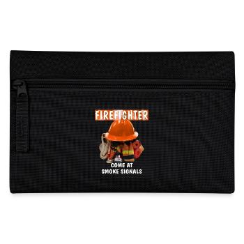 LES POMPIERS ARRIVENT AUX SIGNAUX DE FUMÉE - Trousse - noir - Devant