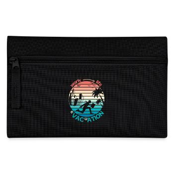 Retro Sunset Style Evacuation od Work to Paradise - Pencil Case - black - Front
