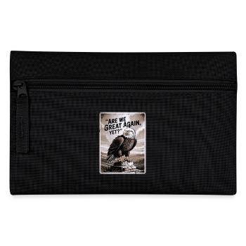 Are We Great Again, Yet? - Pencil Case - black - Front